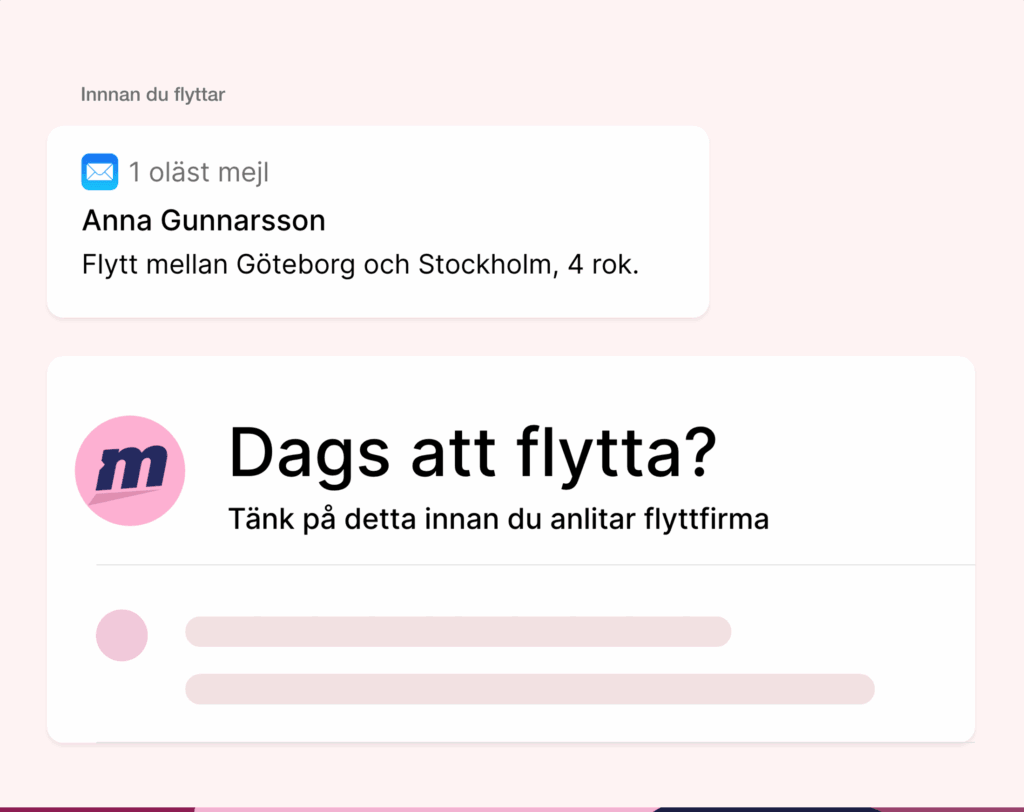 Tänk på detta innan du anlitar flyttfirma. 5 saker som underlättar din flytt.